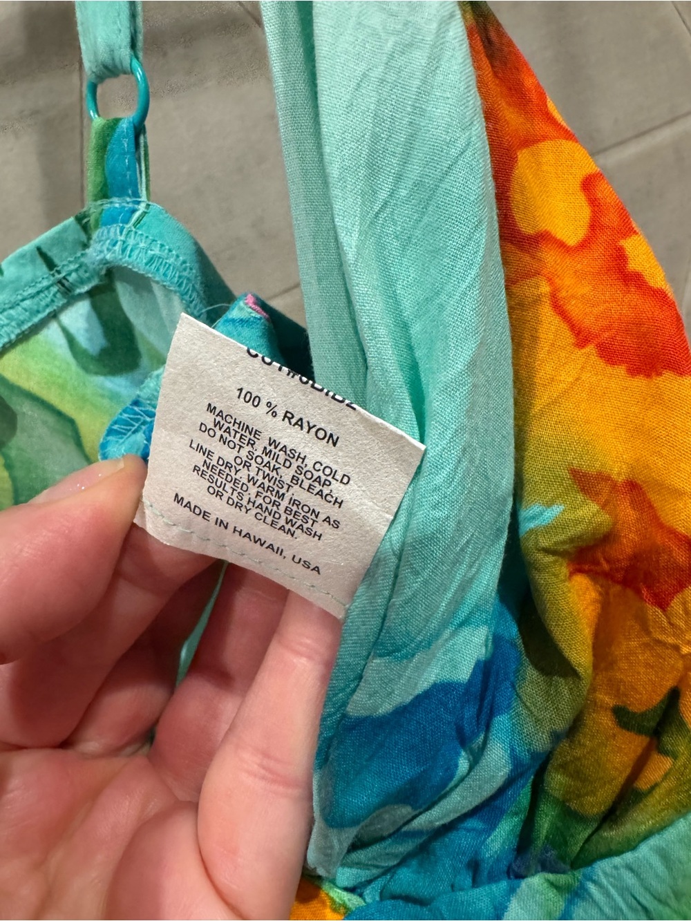 JAMS WORLD Hawaii Dress Tropical Floral Dreamland Sleeveless M - Picture 8 of 9